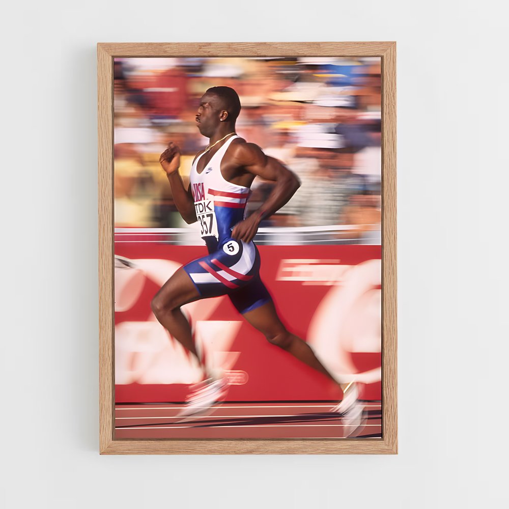 Poster Sur la Ligne d'Arrivée – affiche Athlétisme (vue 4)
